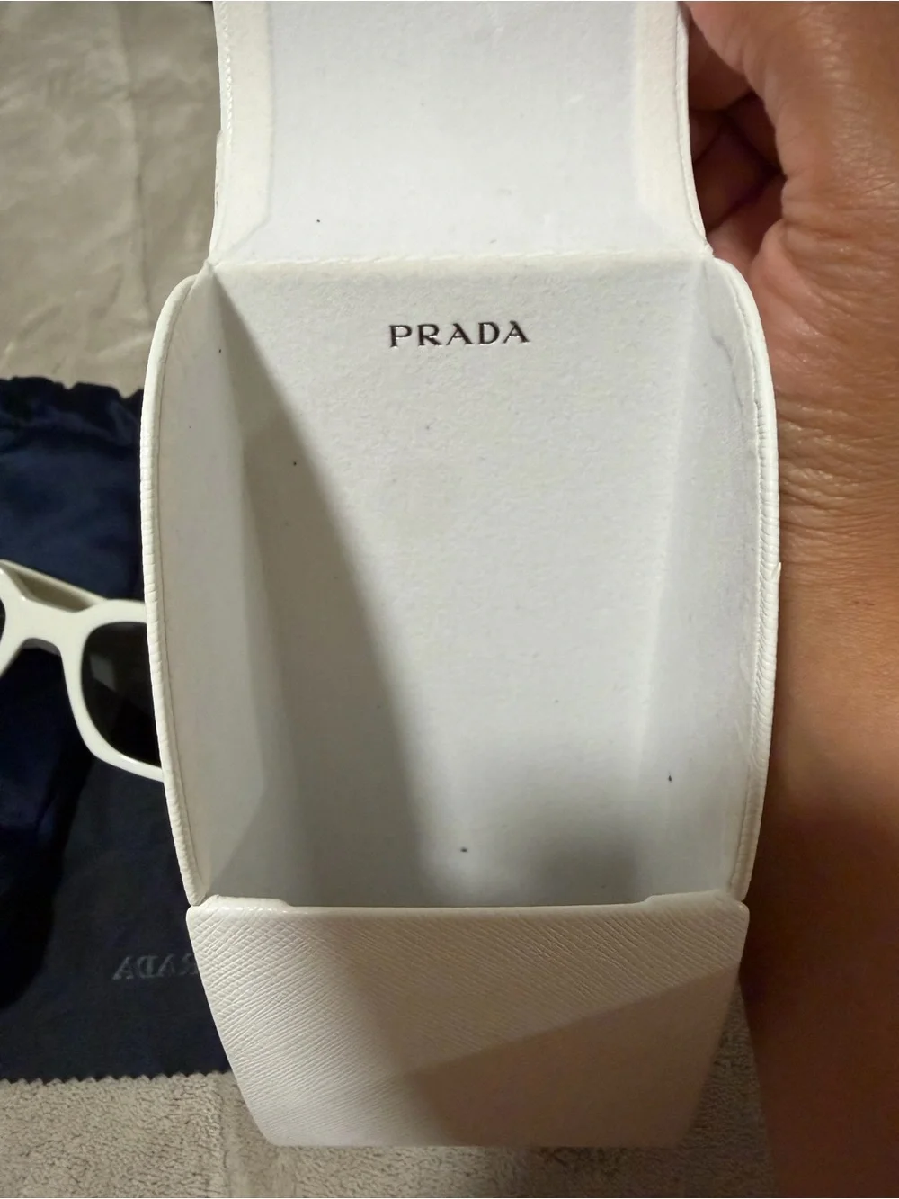 Prada White Sunglasses